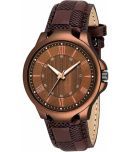 EMPERO - Brown Leather Analog Men's Watch