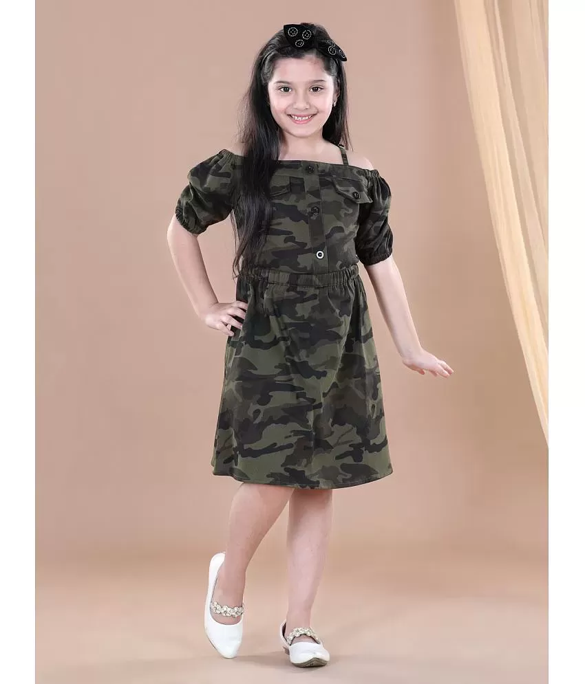 Women's Camouflage Print Shirt Dress – Stylestone