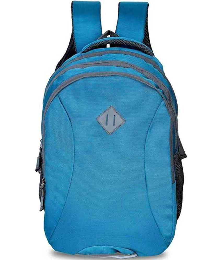 Tuscany 40 Ltrs Blue Polyester College Bag Compatible for 15.6 Inch Laptop
