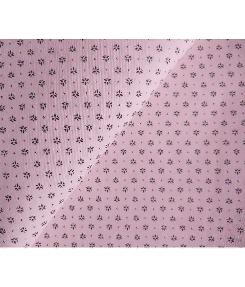     			Makhanchor Pink Cotton Printed Unstitched Kurti - Single