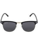 Creature Black Round Sunglasses ( Pack of 1 )