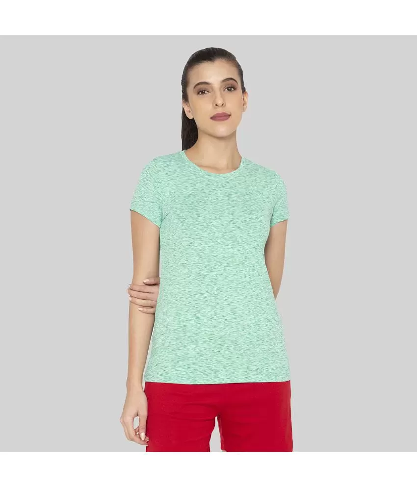 Round Polycotton Drop Shoulder Half Sleeves T Shirt For Women, Plain at Rs  499 in Noida