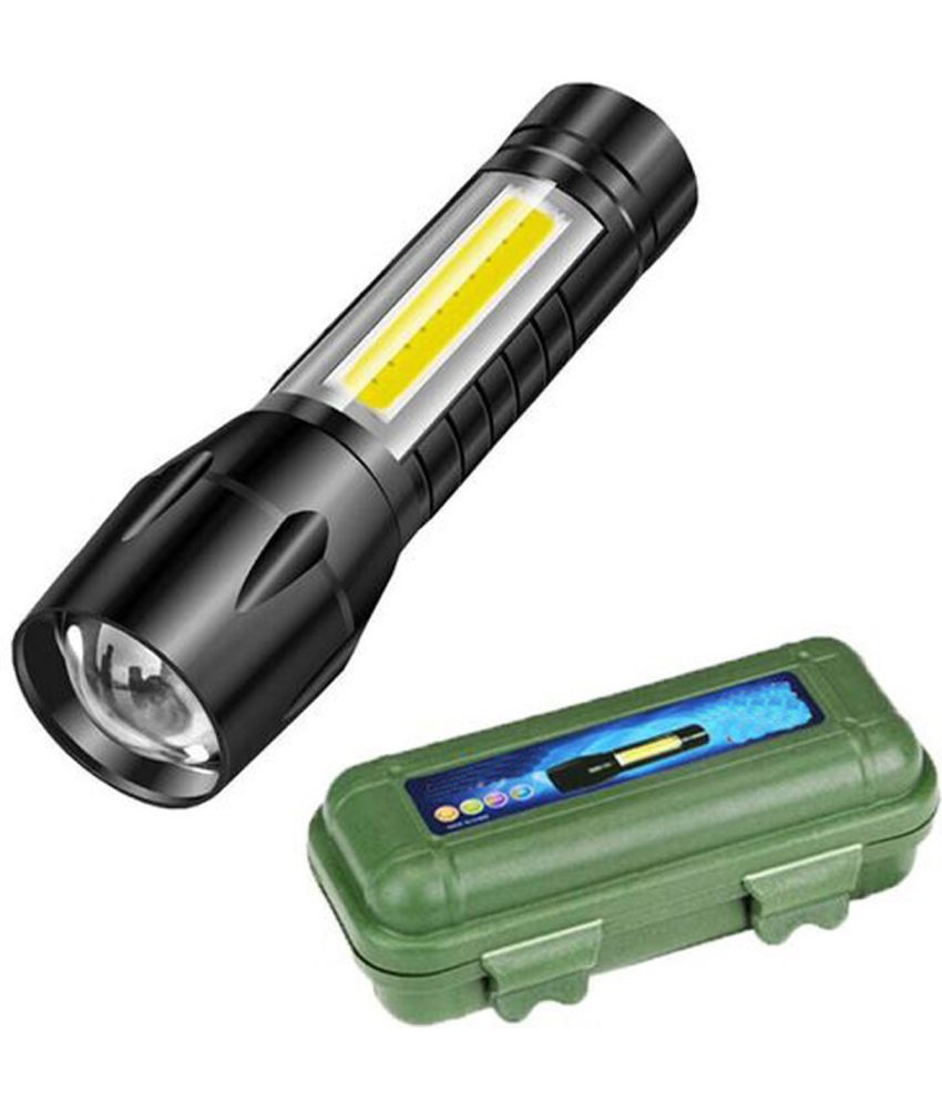 Bentag - 10W Rechargeable Flashlight Torch ( Pack of 1 )