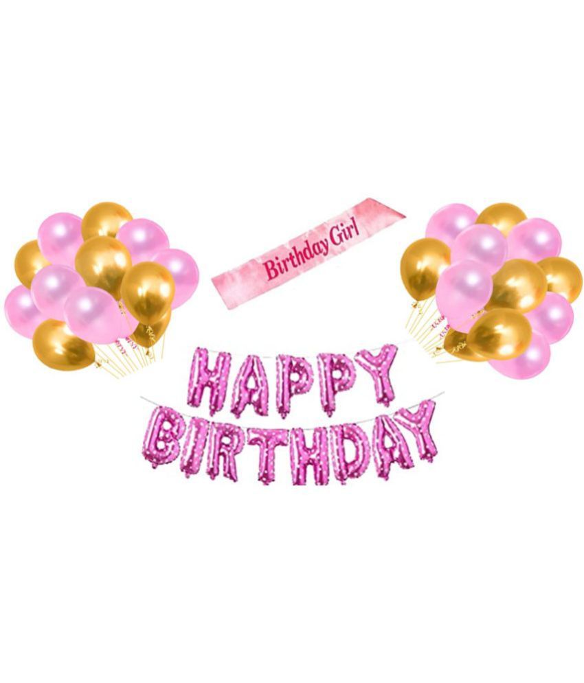     			Blooms Event  32 pcs HBD Polka dots Combo Set