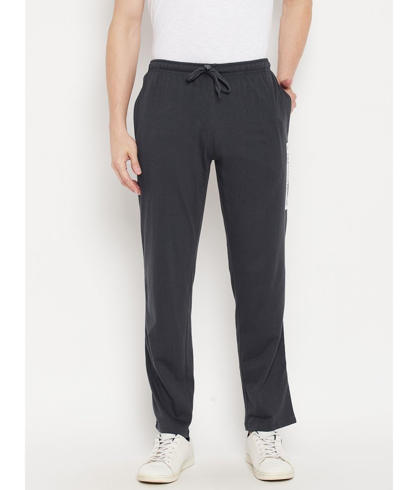     			Duke - Grey Cotton Blend Men's Trackpants ( Pack of 1 )