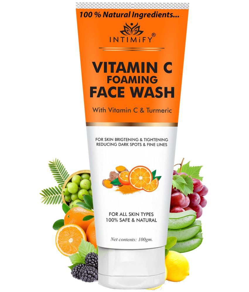     			Intimify Vitamin C Face Wash, anti aging wrinkles face wash, anti aging face wash, 100 gm