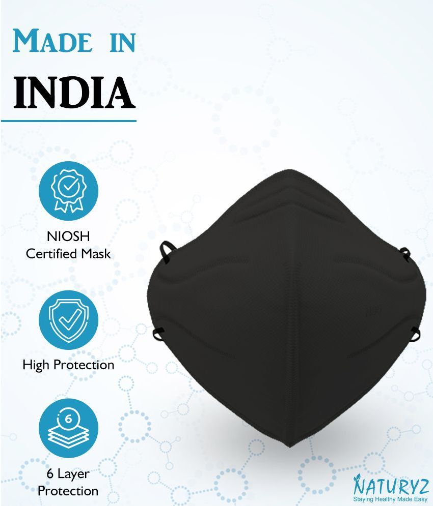 Naturyz N95 NIOSH Certified Kids Face Mask with 6 Layer Protection