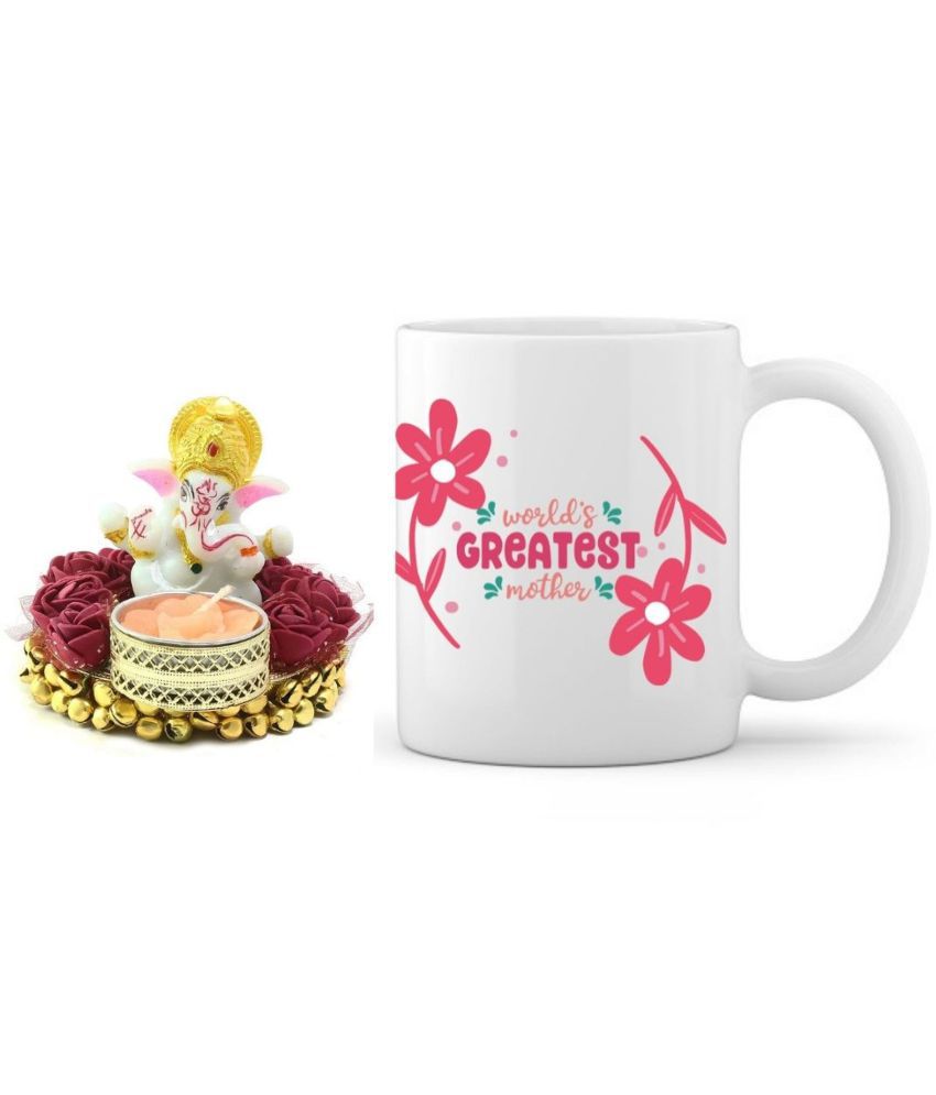     			thriftkart - Multicolor Ceramic Gifting Mug for Mother Day