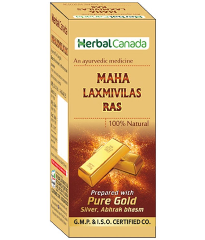     			Harc Herbal Canada MahaLaxmivilas Ras Tablet 50 No's pack of 1|with Abhrak Bhasm