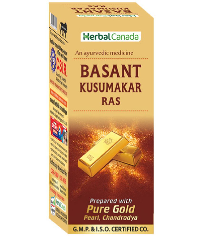     			Harc Herbal Canada Basant kusmakar Ras Tablet 50 No's pack of 1|for Immuity Boster 