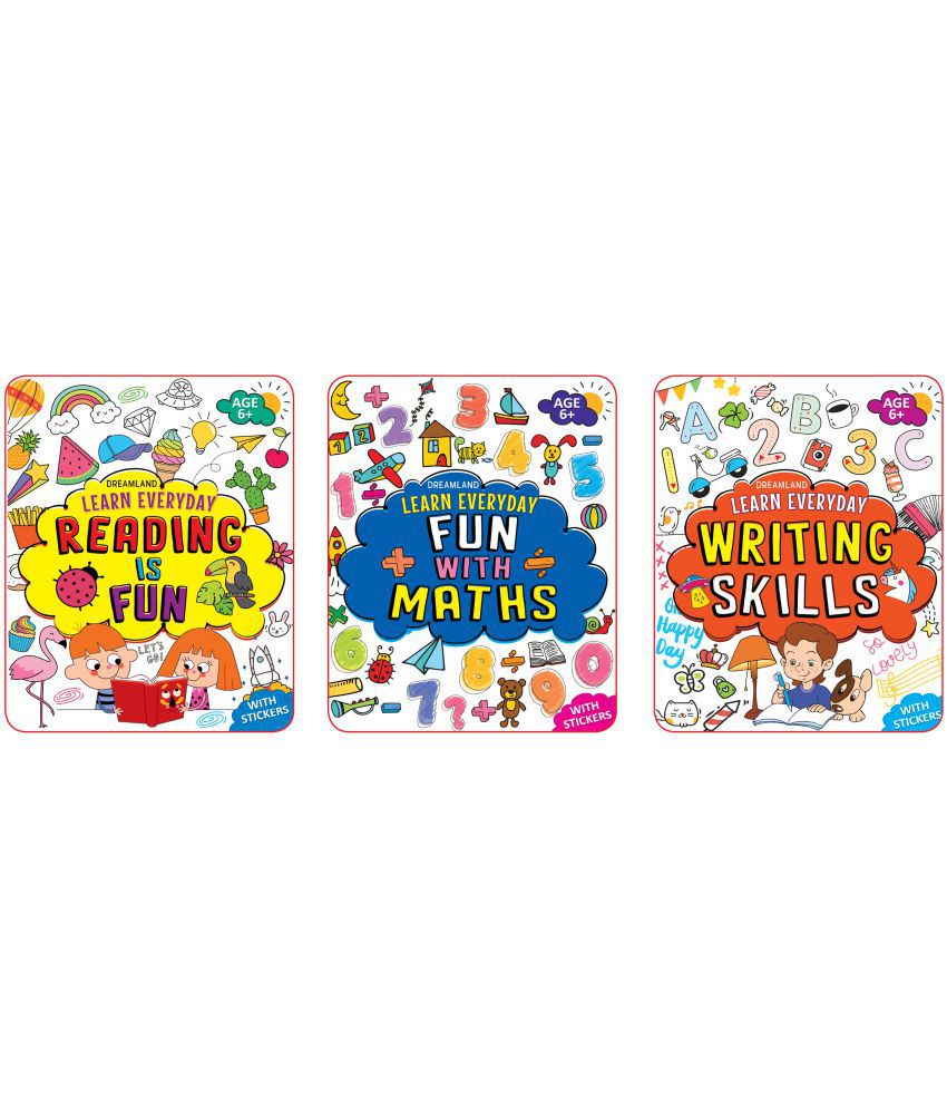    			Learn Everyday 3 Books Pack for Children Age 6+