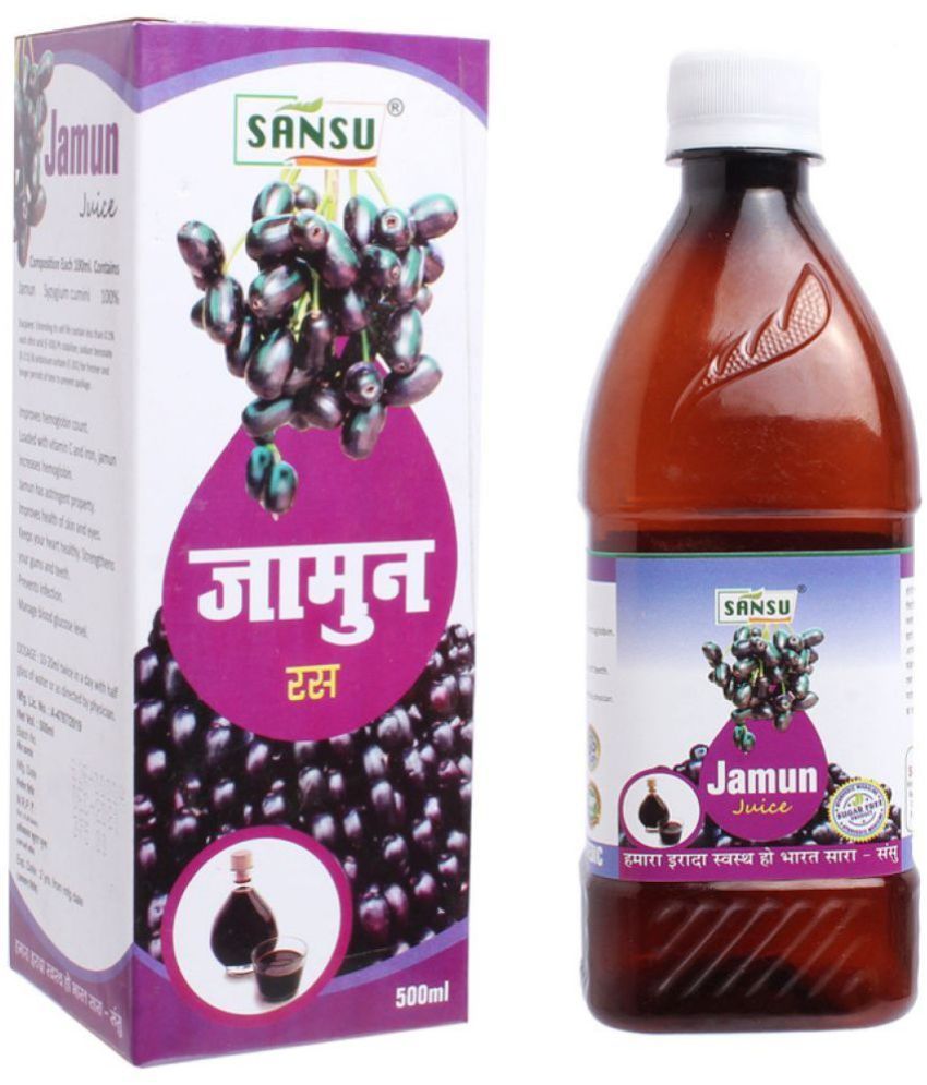 SANSU Jamun Juice Jamun Ka Ras Help Maintain Blood Pressure