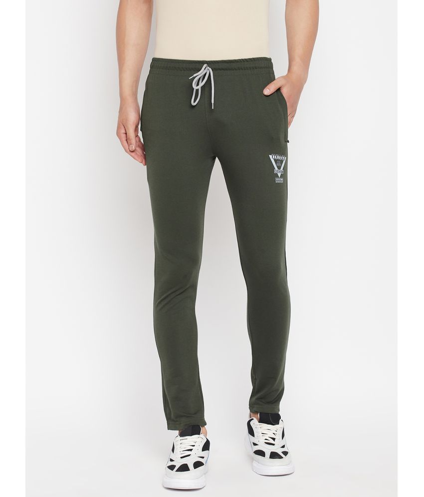     			First Krush - Olive Green Cotton Men's Trackpants ( Pack of 1 )