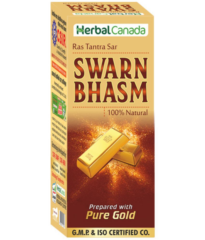 Harc Herbal Canada Swran Bhasm Tablet 50 No's pack of 1|100% Natural Products