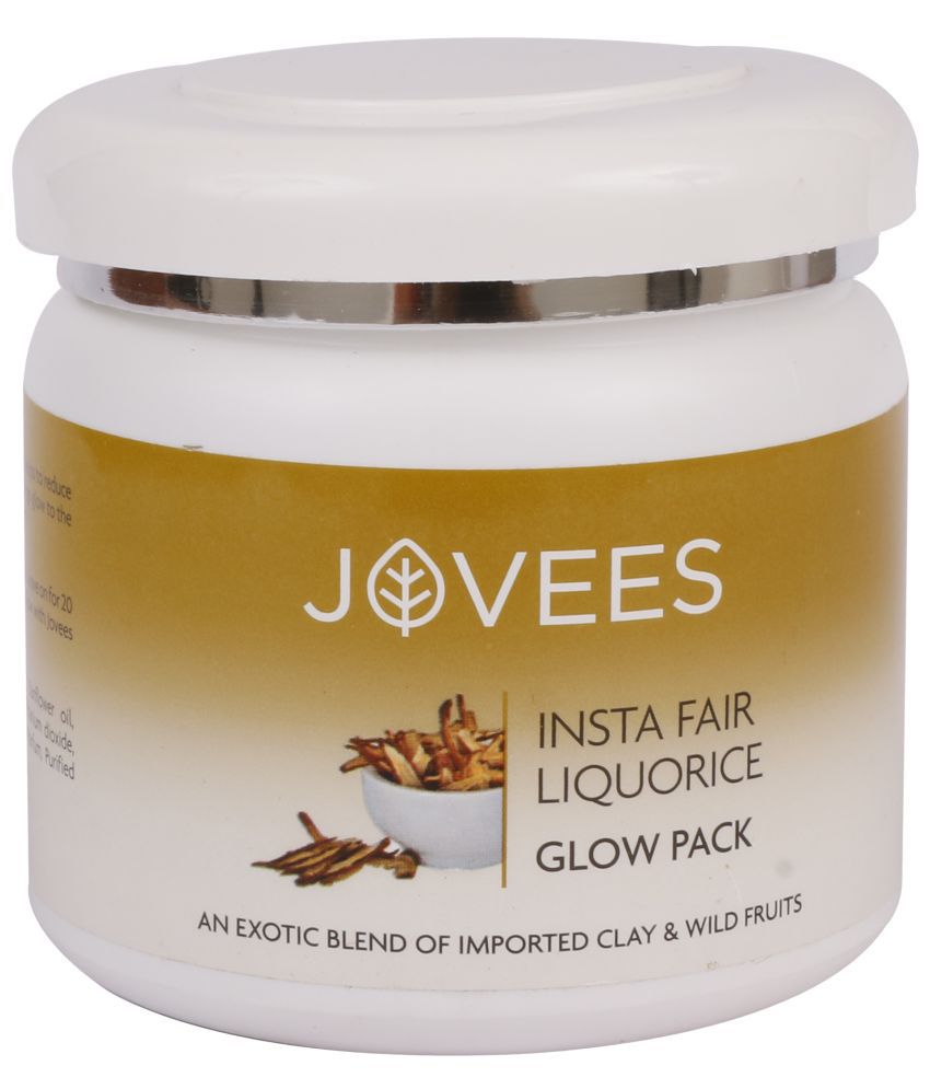     			Jovees Herbal Insta Fair Liquorice Glow Pack For Brighter Glowing Skin For All Skin Types 400 g