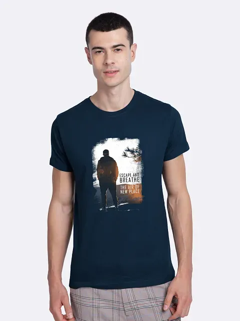 Blue T-Shirt: Buy Blue T-Shirt for Men Online at Low Prices in