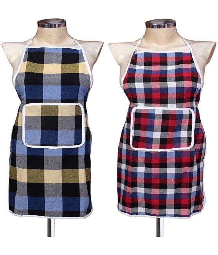 LooMantha - Multicolor Full Apron ( Pack of 2 )