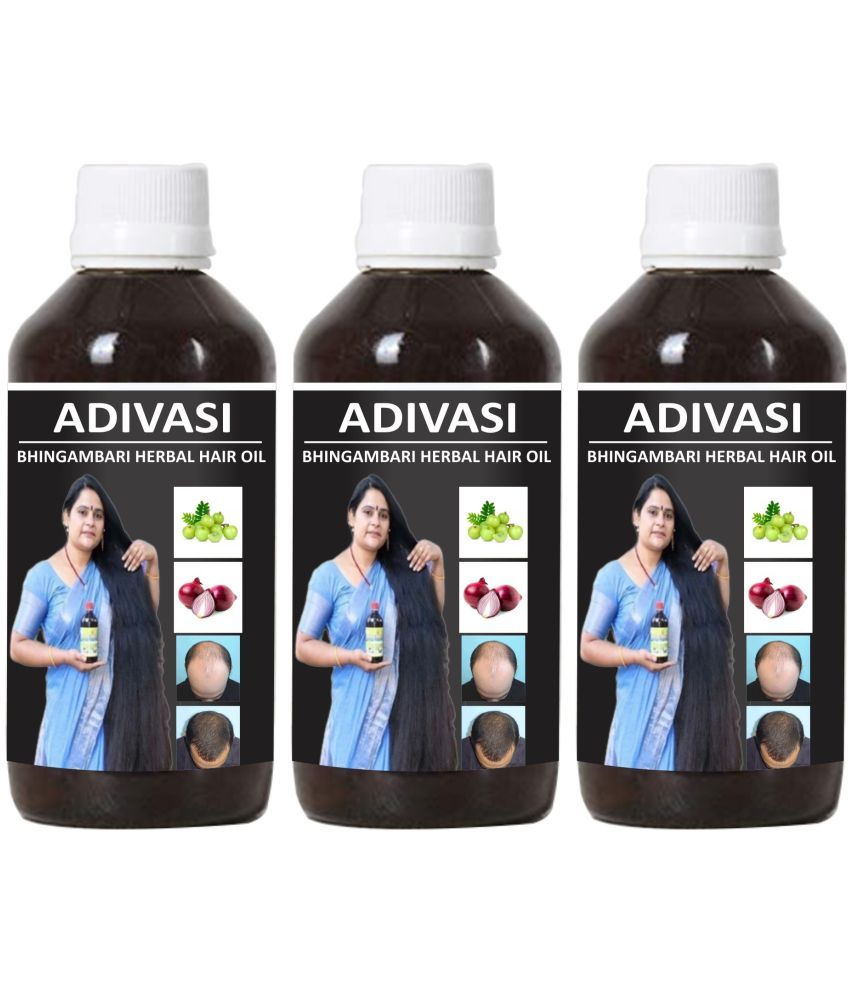     			Oilanic Adivasi Bhingambari Hair Oil-Anti Hair Fall Combo of  50 mL Pack of 3