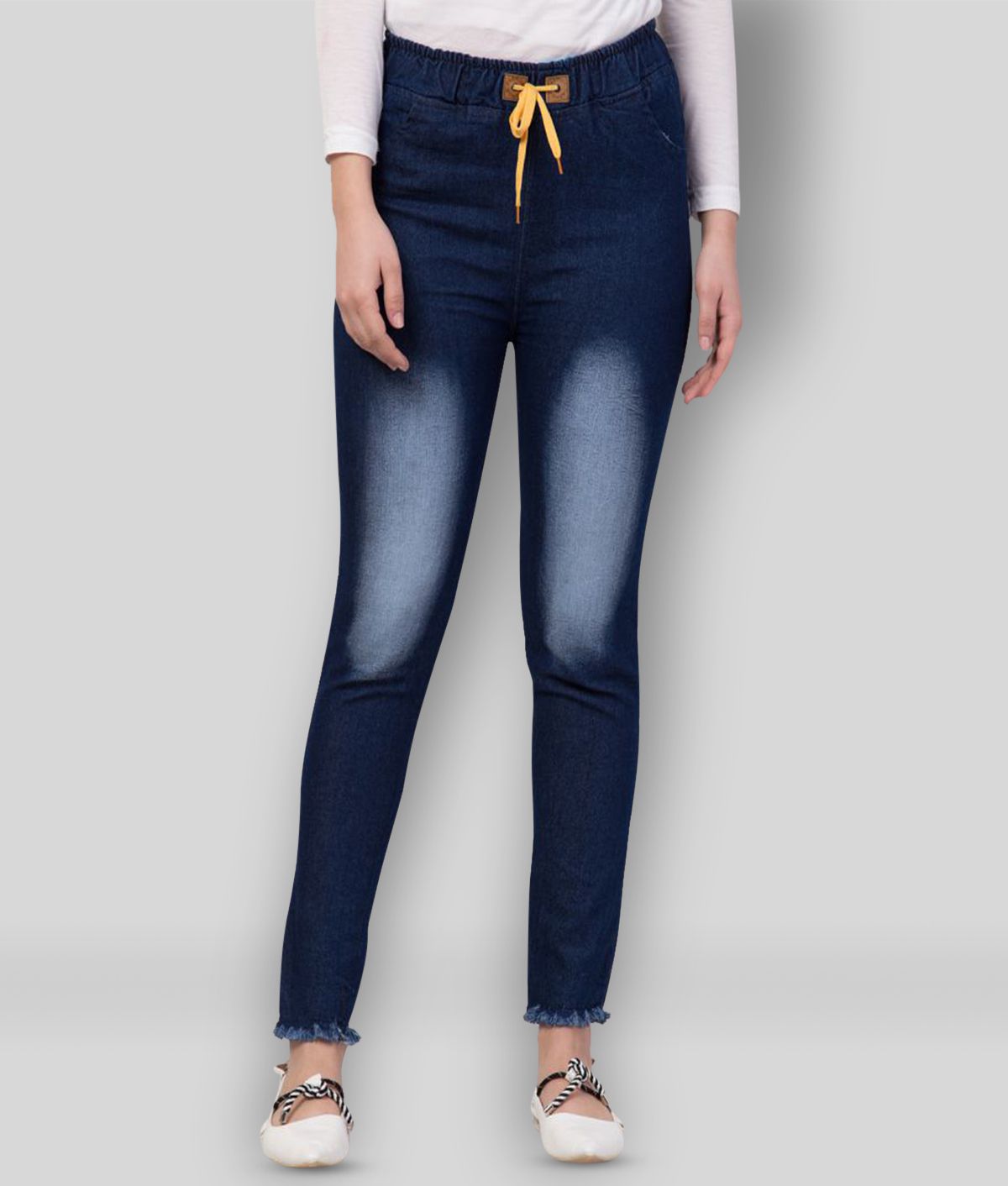 Kyla's Exclusive - Blue Denim Lycra Women's Jeans ( Pack of 1 )
