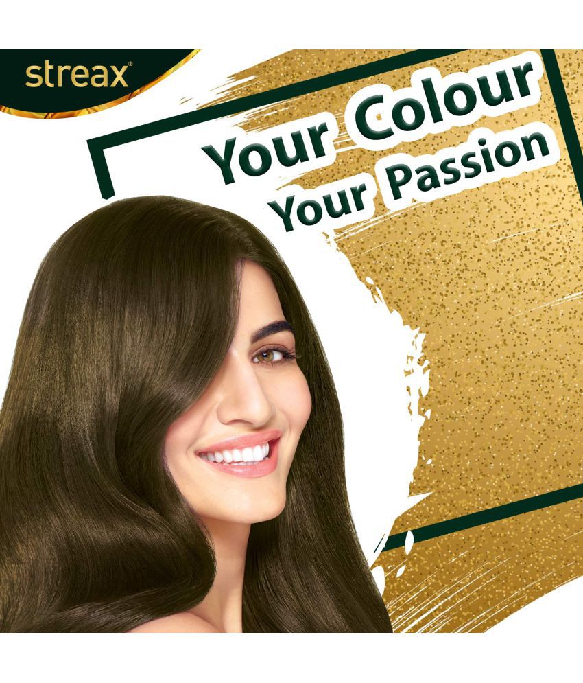 Streax Permanent Hair Color Brown Golden Brown 120 mL Pack of 3: Buy Streax  Permanent Hair Color Brown Golden Brown 120 mL Pack of 3 at Best Prices in  India - Snapdeal