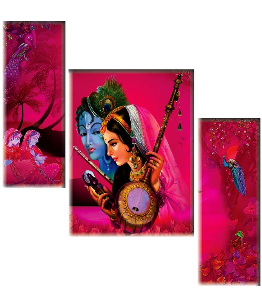     			Saf Radha krishna modern art MDF Painting Without Frame