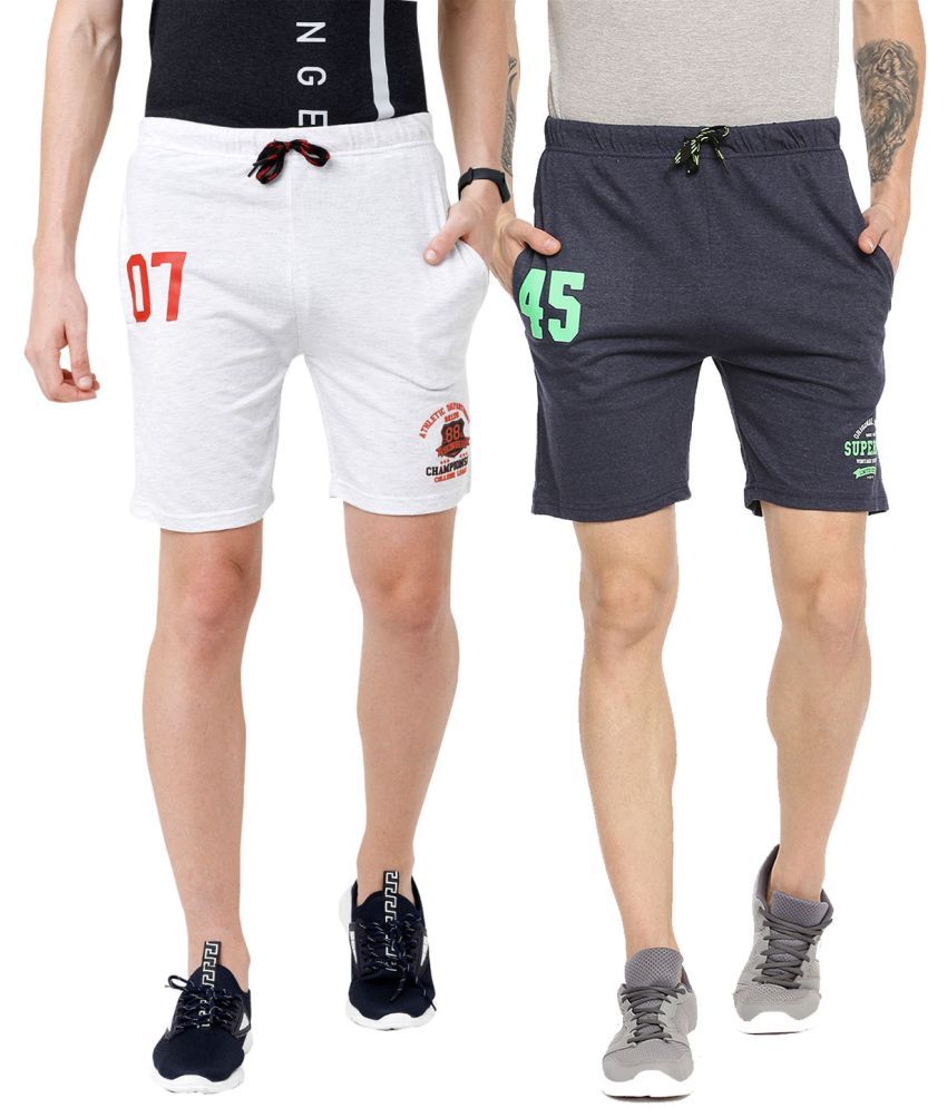     			Ardeur - Cotton Blend Multi Men's Shorts ( Pack of 2 )