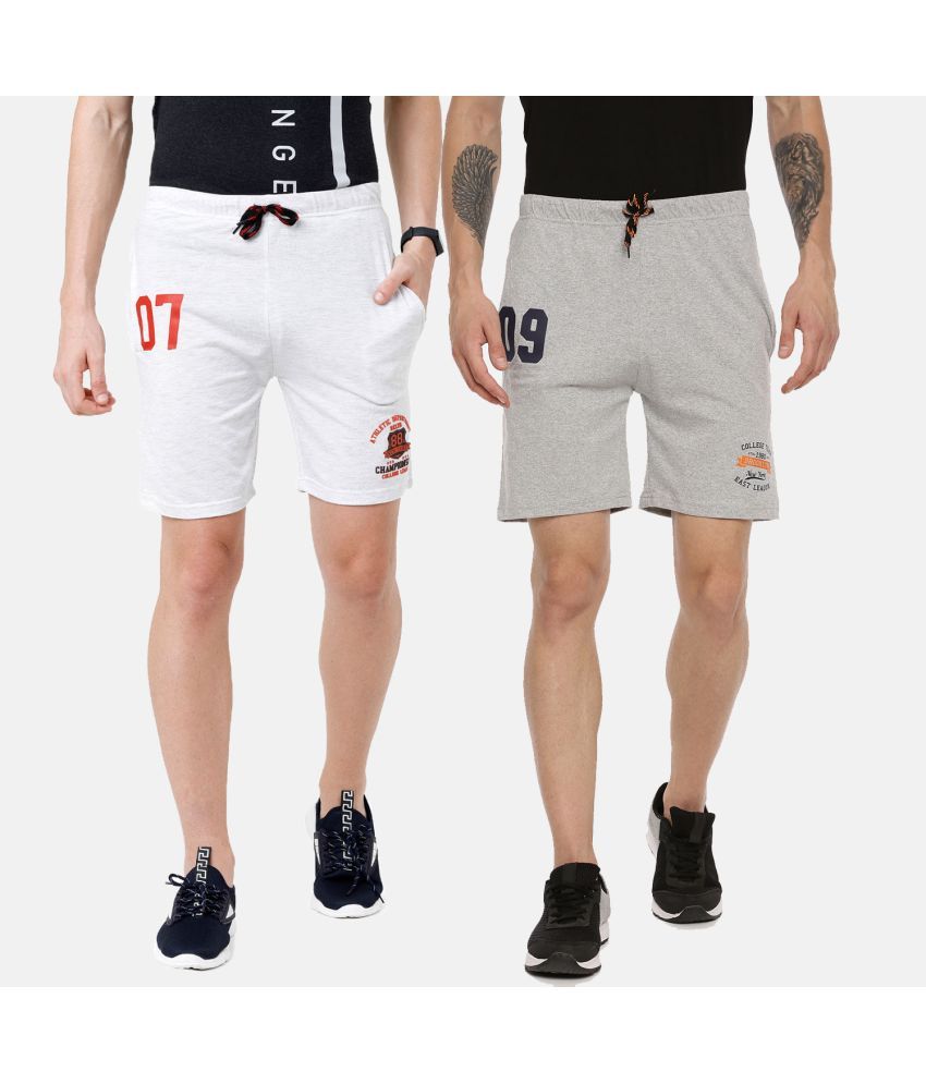     			Ardeur - Cotton Blend Multi Men's Shorts ( Pack of 2 )