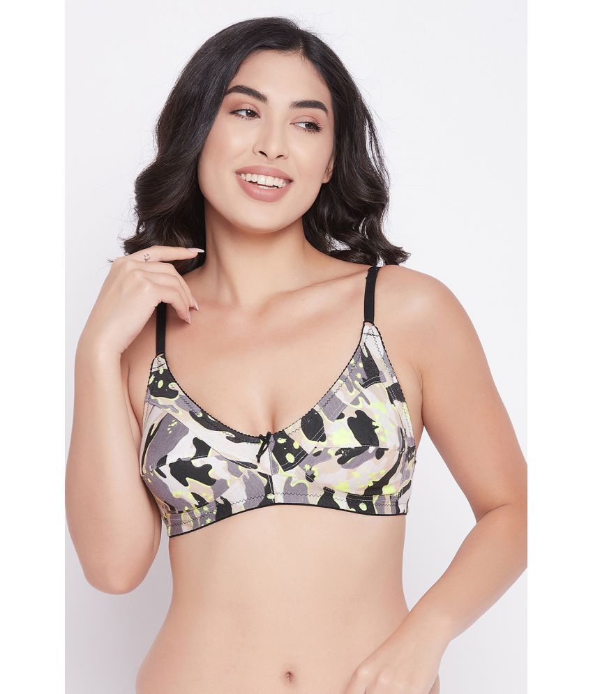     			Clovia Cotton Blend Non Padded Women's Everyday Bra ( Multicolor )