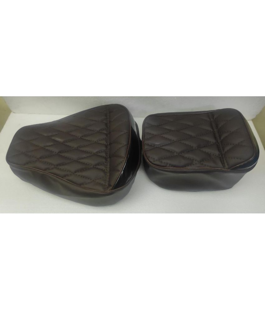     			AHL MOTORS Sear Coffeat Cover For  Front & Rear Brown