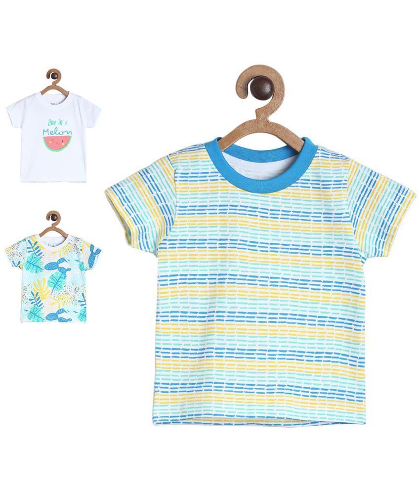     			MINI KLUB - Multi T-Shirt For Baby Boy ( Pack of 3 )