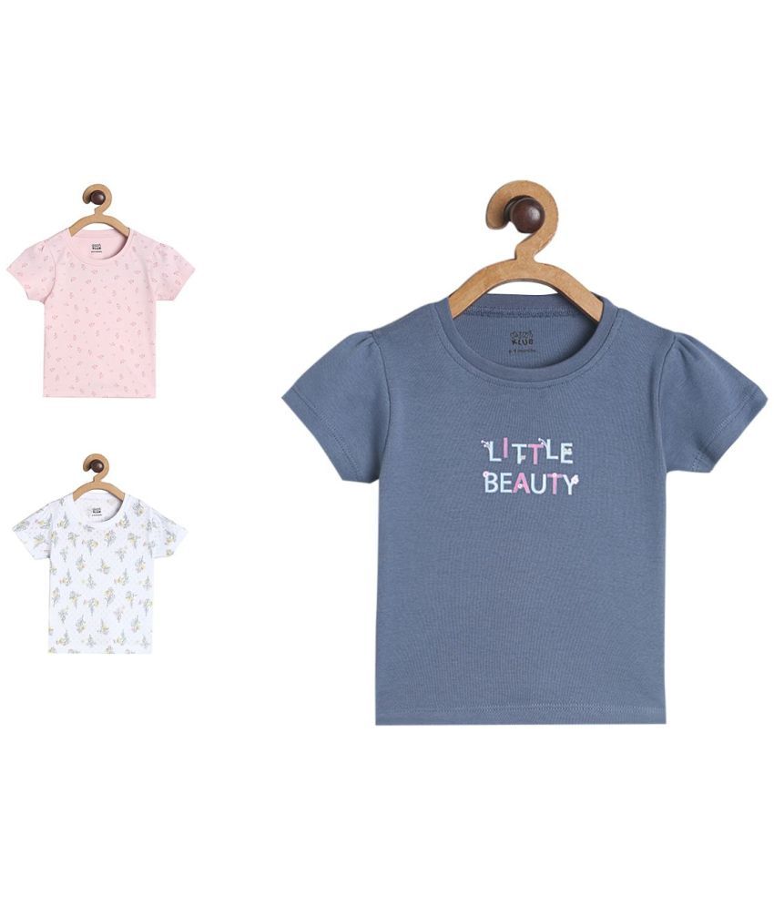     			MINI KLUB - Multi Top For Baby Girl ( Pack of 3 )