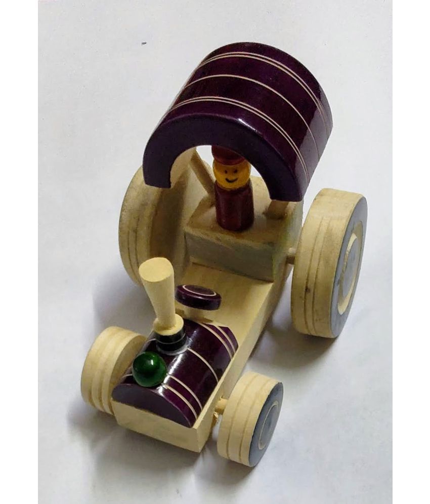 PETERS PENCE WOODEN PREMIUM TRACTOR TOY FOR KIDS & PULL ALONG GAME