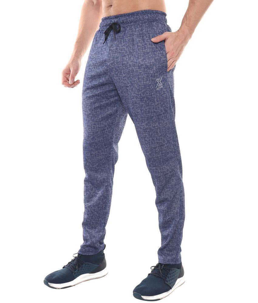xohy - Navy Cotton Blend Men's Trackpants ( Pack of 1 )