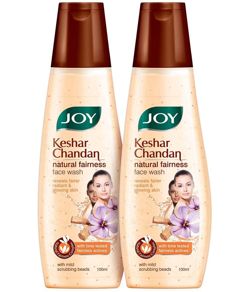     			Joy Keshar Chandan Natural Glowing Skin & Fairness Face Wash 200 mL Pack of 2