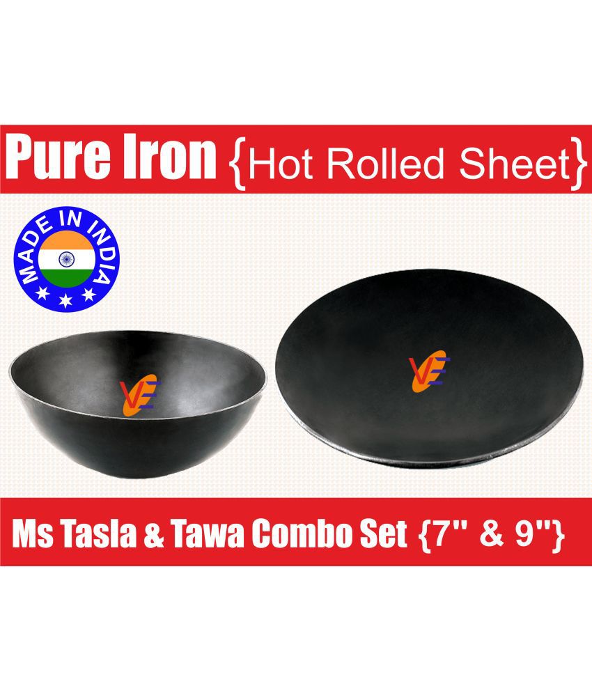     			Veer Combo Tasla Tawa 7&9 2 Piece Cookware Set