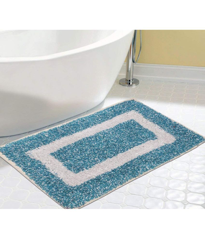     			Status Blue Single Door Mat - ( 40 X 60 )