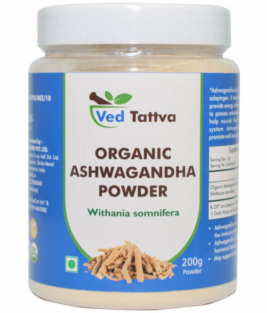     			Ved Tattva Organic Ashwagandha Powder 200 gm Pack Of 1