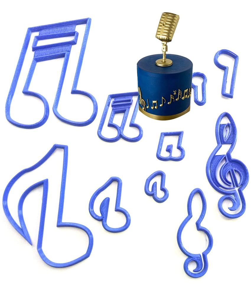 JSA Music Note Silhouette Cookie Fondant cutter musical cutters