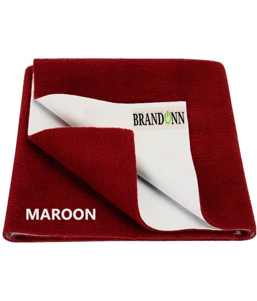 Brandonn Maroon Laminated Waterproof Sheet ( 70 cm × 50 cm - 1 pcs )