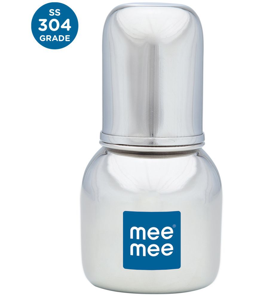     			Mee Mee Premium Steel Feeding Bottle (120 ml)