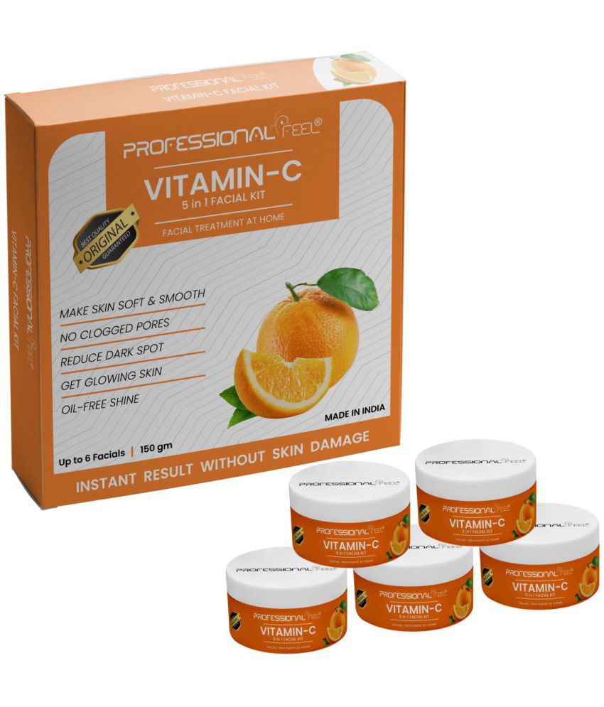     			professional feel VITAMIN C Facialkit 5 in 1, Instant Result Without Skin Damage, Facial Kit 150 g