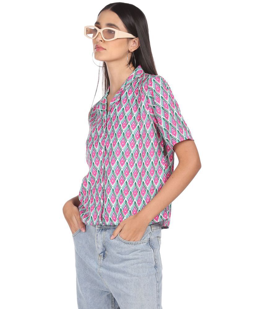    			Shffl - Polyester Multicolor Women's Regular Top ( Pack of 1 )