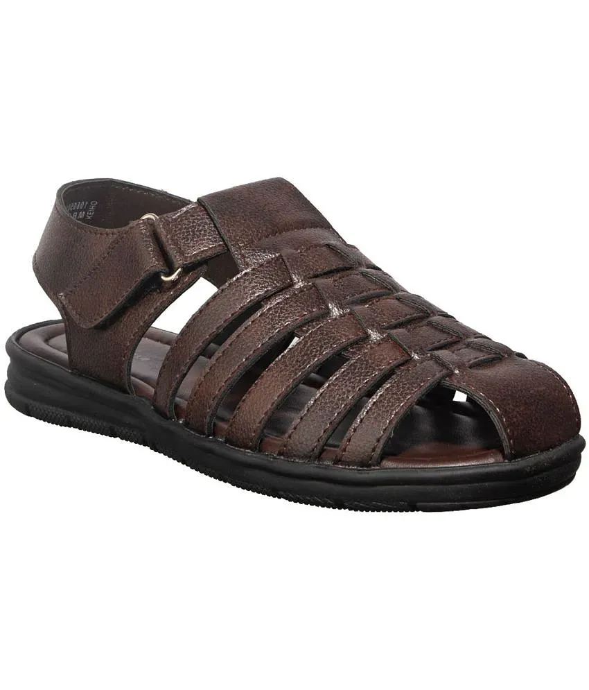 KHADIM Softouch Brown Casual Slip On Sandal for Men (2708854)