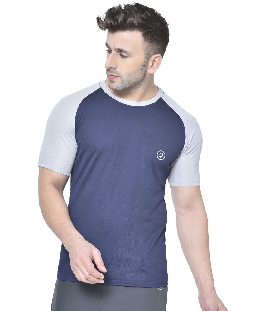     			Chkokko - Polyester Regular Fit Navy Men's Sports Polo T-Shirt ( Pack of 1 )