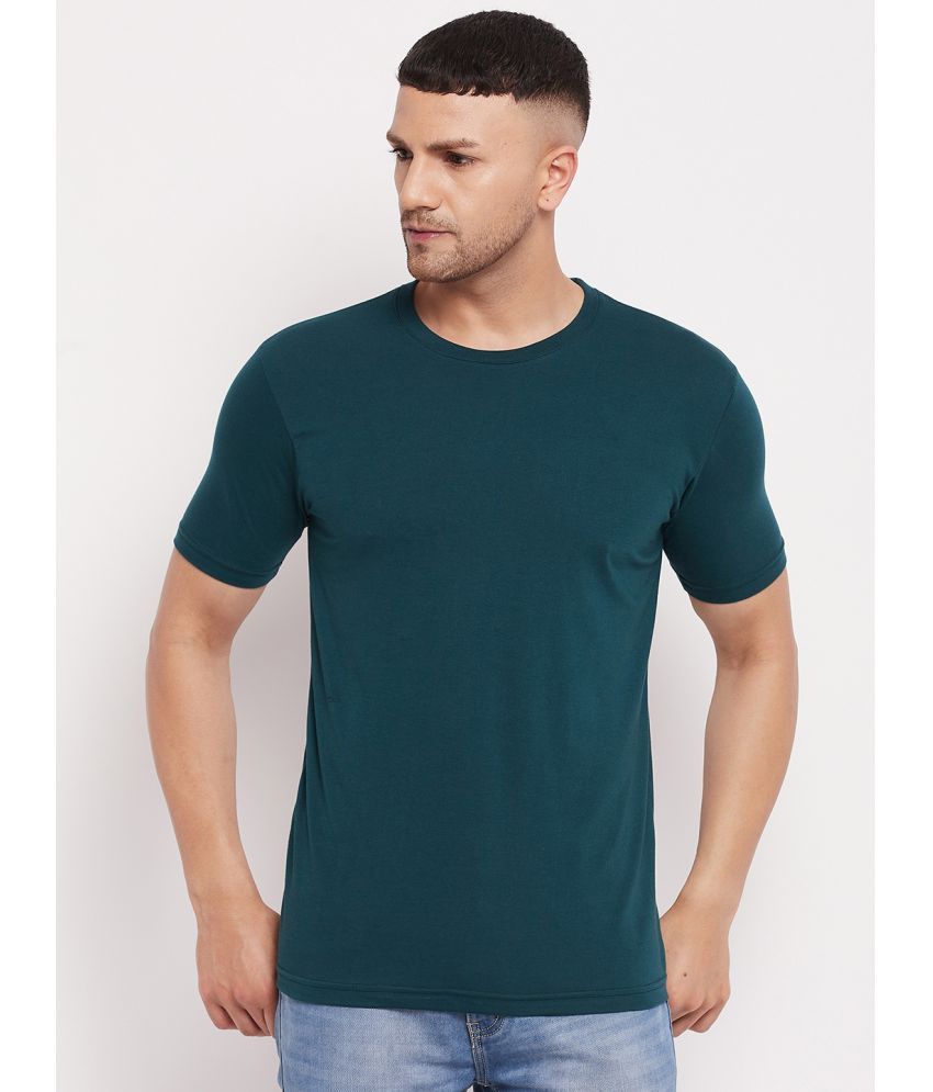     			Lycos - Cotton Blend Regular Fit Green Men's T-Shirt ( Pack of 1 )