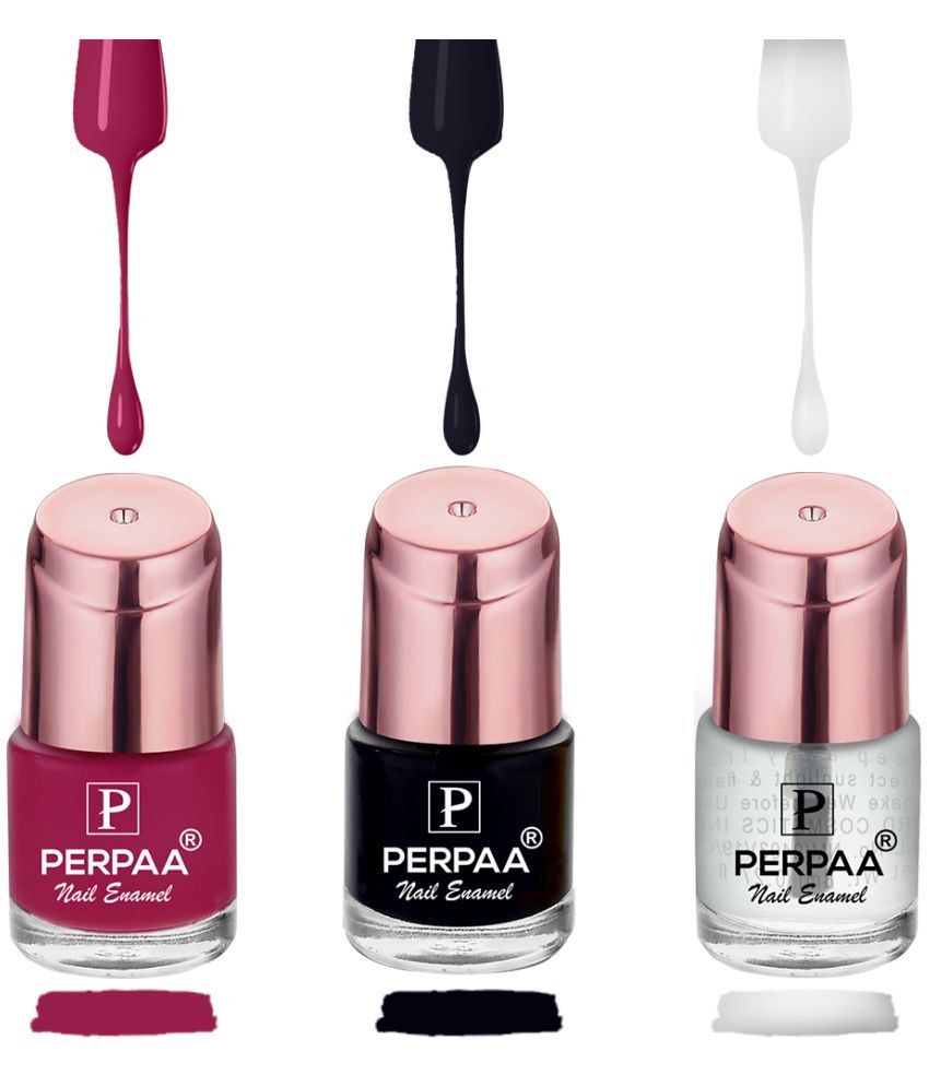     			Perpaa Perpaa Nail Polish Fuchsia Glossy Pack of 3 200 mL