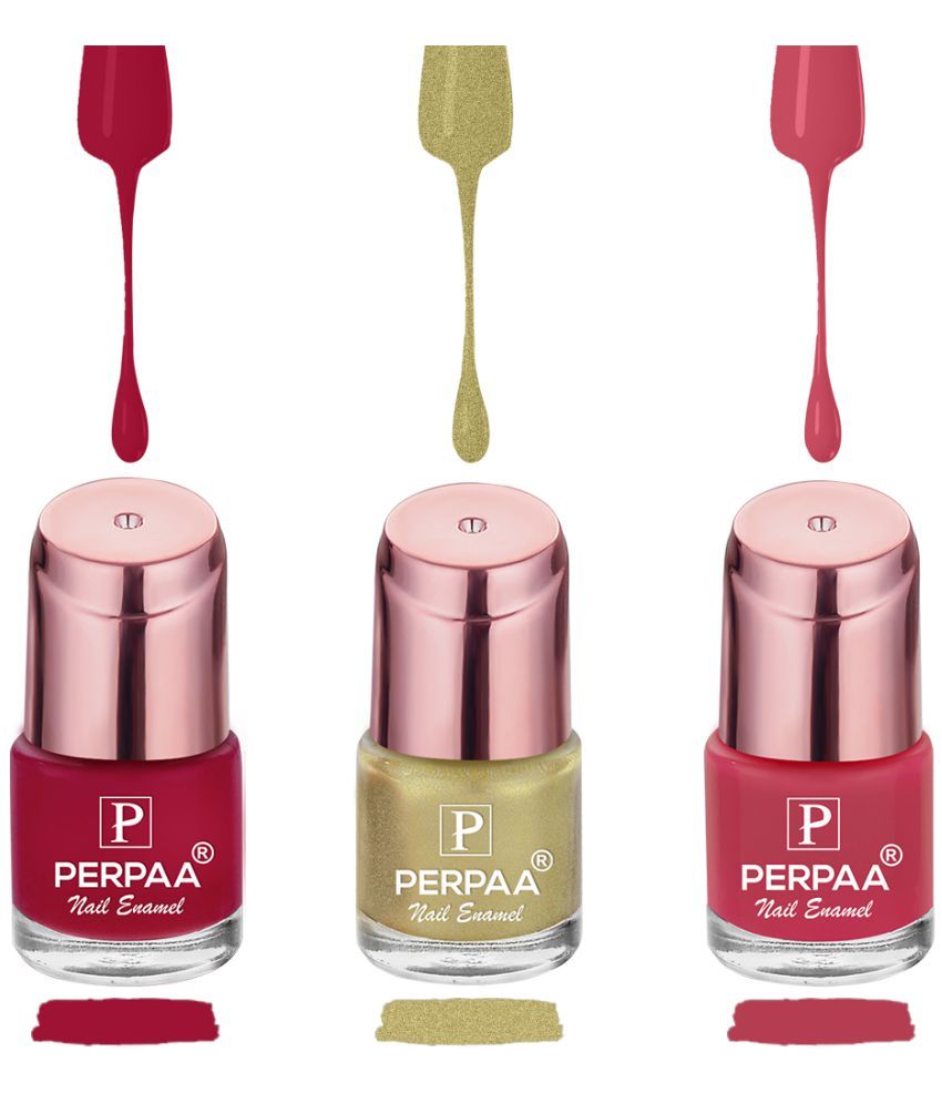     			Perpaa Perpaa Nail Polish Lemon Glossy Pack of 3 200 mL