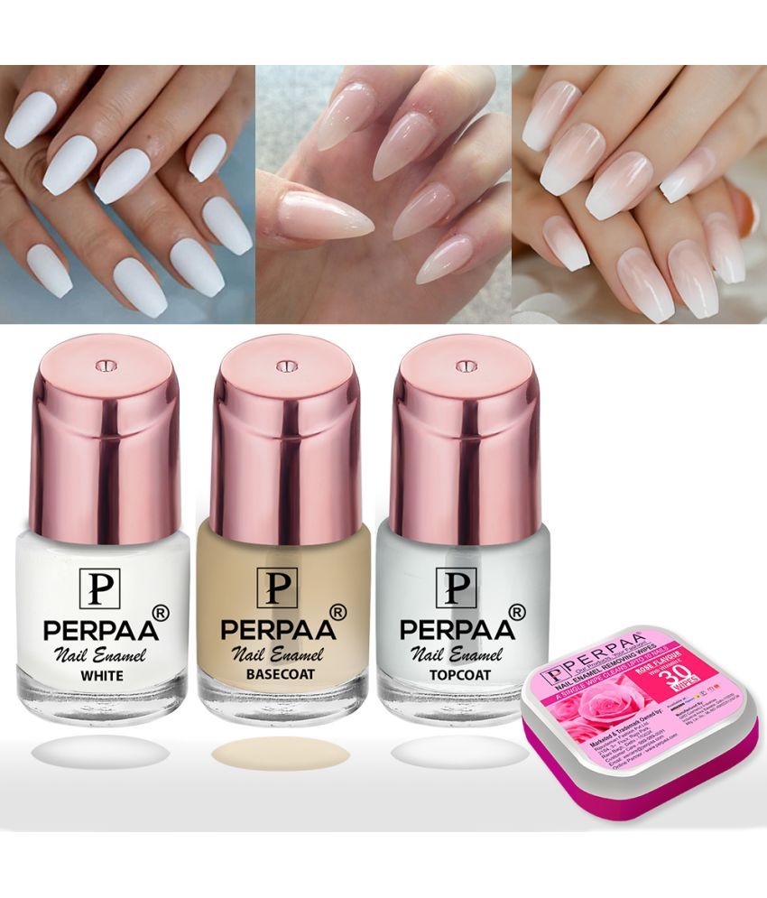     			Perpaa Perpaa Nail Polish Pink Rose Glossy Pack of 3 300 mL