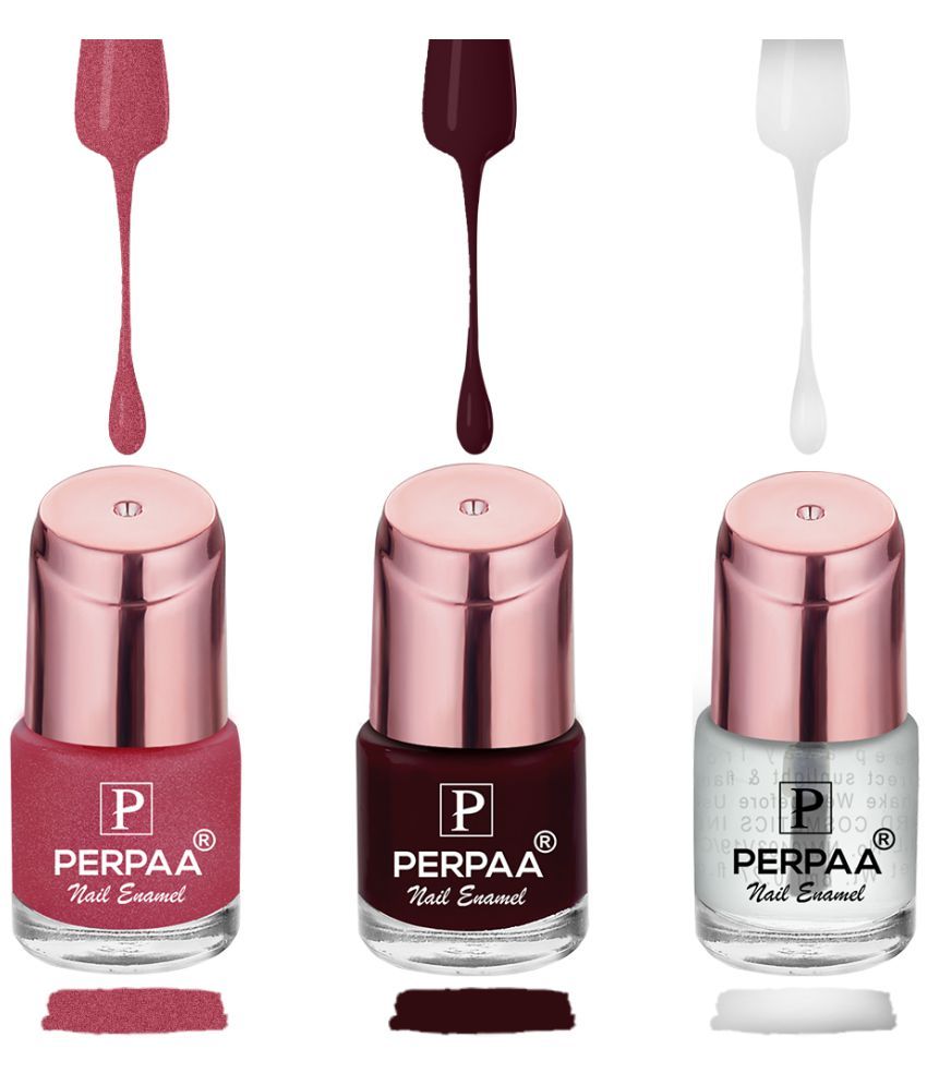     			Perpaa Perpaa Nail Polish Rust Glossy Pack of 3 200 mL