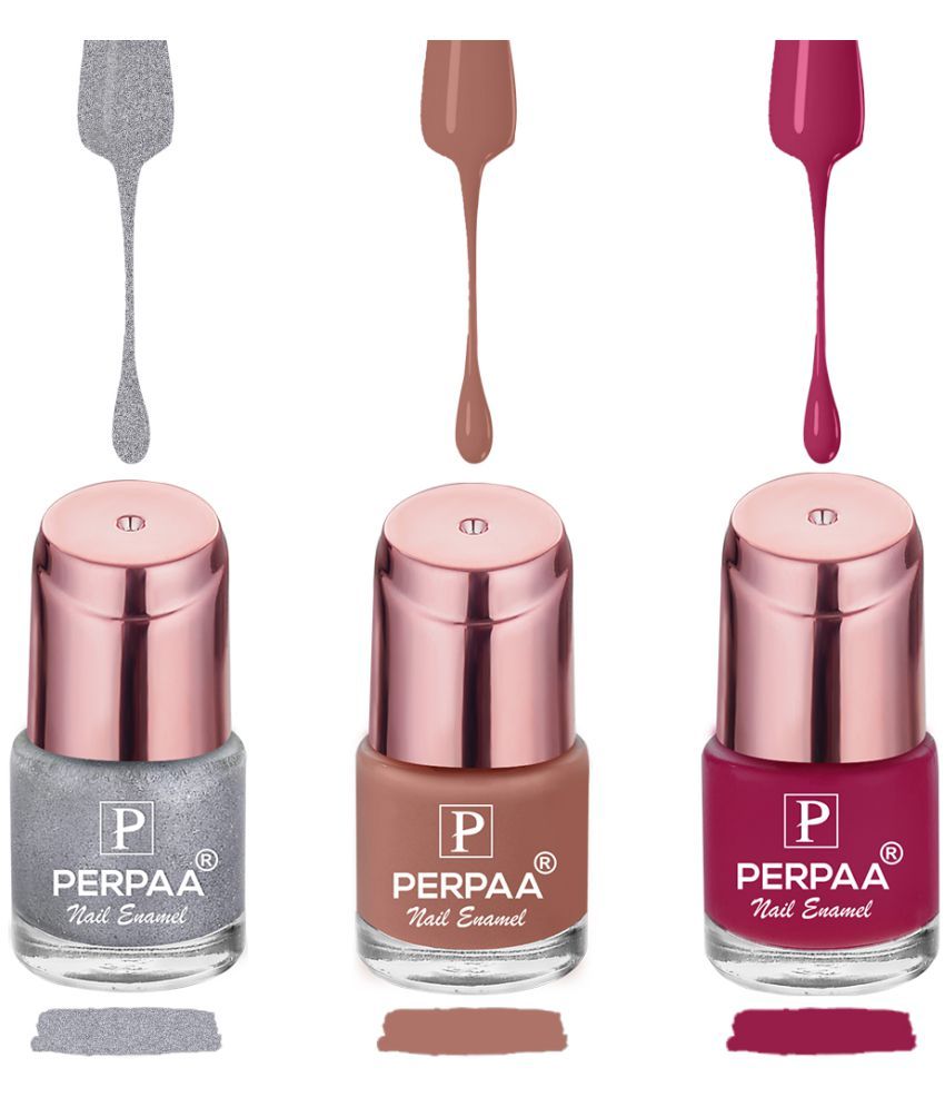     			Perpaa Perpaa Nail Polish Tan Glossy Pack of 3 200 mL